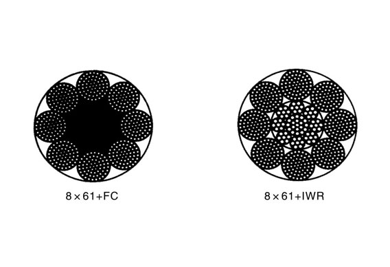 8×61圓股鋼絲繩